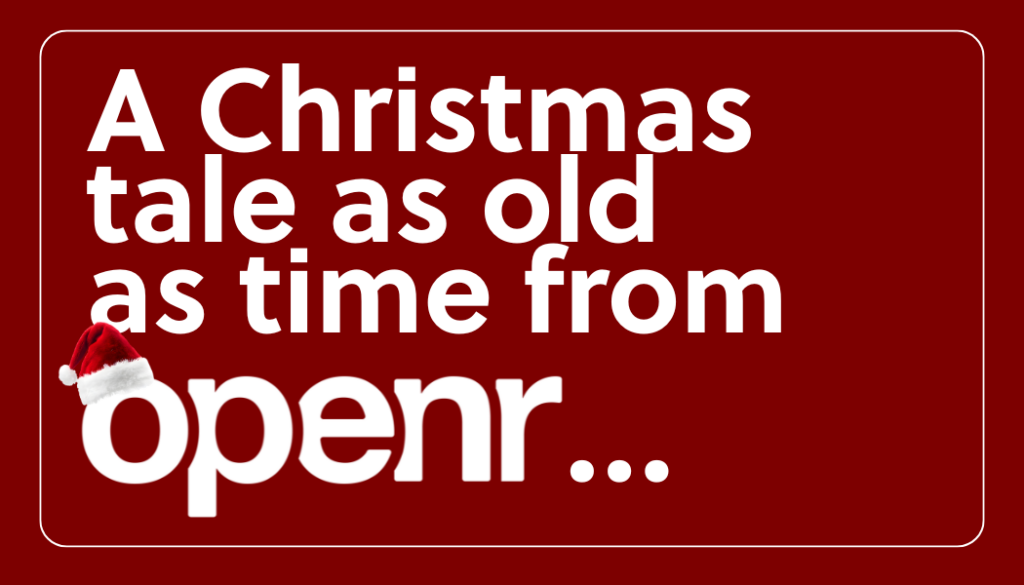 Openr thought piece for Christmas demand.